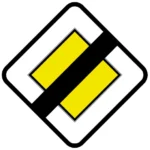 B4 – Fim de estrada com prioridade