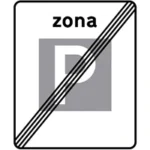 G6 – Fim de zona de estacionamento autorizado